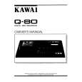 KAWAI Q80 Instrukcja Obsługi