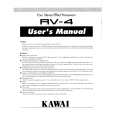 KAWAI RV4 Instrukcja Obsługi
