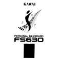 KAWAI FS630 Instrukcja Obsługi